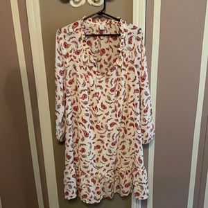 Old Navy XL loose fitting paisley dress